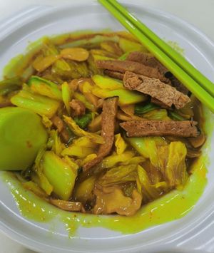 Photo Credit - Jeremy - Stewed Cabbage with Salted Hooish ~ 15/6/22 at Fu Da De Vegetarian 福大德 in North Singapore