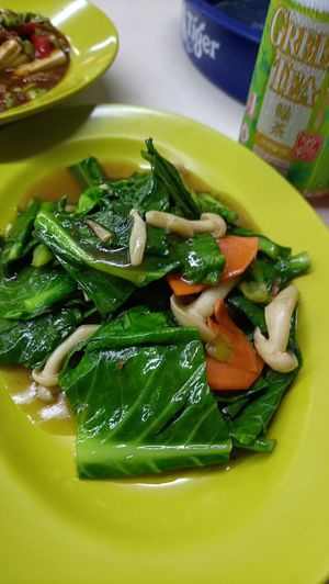 清炒小芥兰 at Fu Da De Vegetarian 福大德 in North Singapore