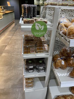 Vegan sweets  at Bread Factory in Athens