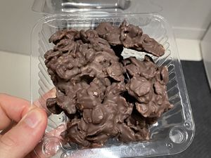 I don’t know what they are, but they’re vegan and they're good, €3.89  at Bread Factory in Athens