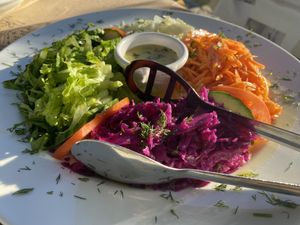 Mixed saladd  at Nefeli-Anait in Kefalonia