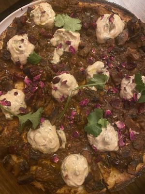 Vegan Turkish Pizza $24 ($29 with gluten free base)  at Don Mungo's in Bright