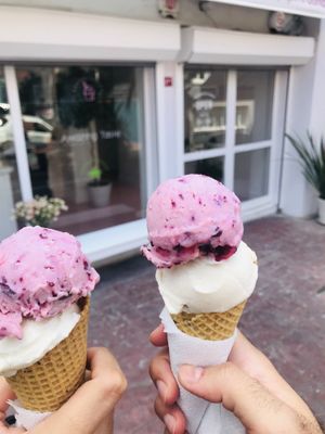 Cashew based ice cream   at Loved Gelato in Istanbul