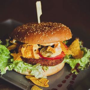 Mexikaner Burger. at Burgerhain in Erlangen