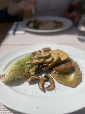 Vegetables and sweet potato cream were spot on. Tofu also very tasty.  at Casa Del Mar in Albufeira