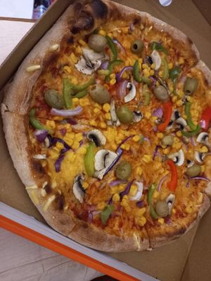 Vegan veggie supreme at Fireaway in Selsdon