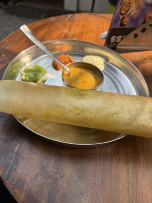 masala dosa  at Anna's Mess in Rishikesh