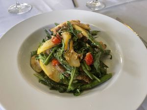 Stir fried vegetables   at Gaylord's at Kilohana in Lihue