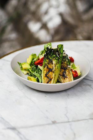 Entire menu is vegan, tapas style!  at Avant Garden Bistro in Los Angeles