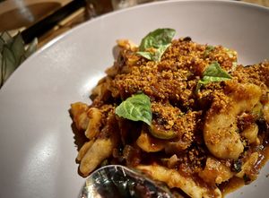 House made pasta is divine   at Avant Garden Bistro in Los Angeles