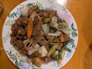 Pad See Ew with Tofu and Extra Veggies at Ja-Roen in Monticello