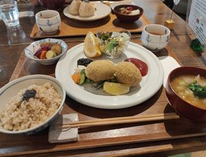 Set lunch menu at Nezu no ya in Tokyo