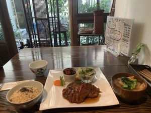 Lunch special at Nezu no ya in Tokyo