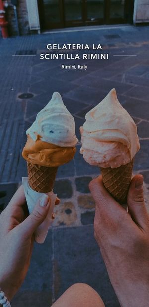  at Gelateria La Scintilla in Rimini
