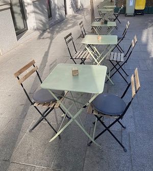 Terrace at Magasand Retiro in Madrid