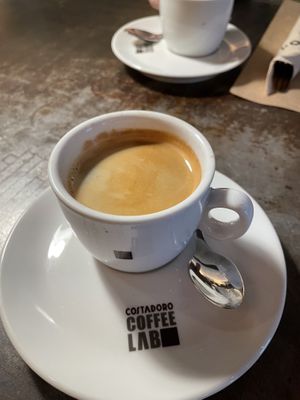 Café americano   at Magasand Retiro in Madrid