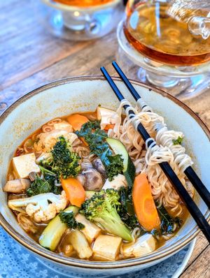 Taiwanese Vegan Ramen 🍜 at Nigiro Teacafe in Cape Town