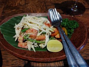 Papaya Salad at Sawassdeeka Thai Restaurant & Bar in Kuta