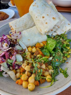 Formule with all salads at Bernie Coffee in Marseille