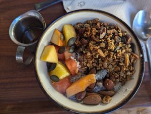 Chia pudding at Bernie Coffee in Marseille