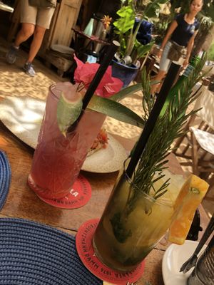 Mocktail and Mojito  at The Boat House in Ibiza