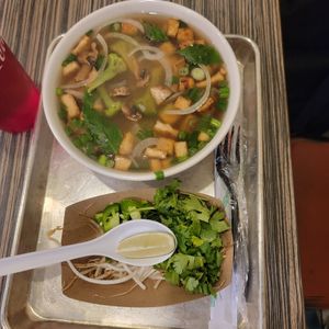 Vegan Pho at Yummi Banh Mi in Salisbury