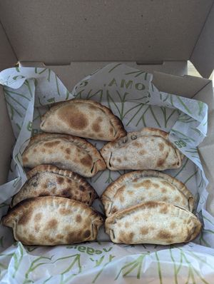 Empanadas veganas at Coma Veggie in Buenos Aires