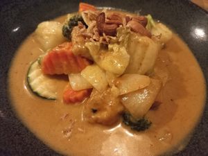 Massaman curry at Thara Thai in Bromley