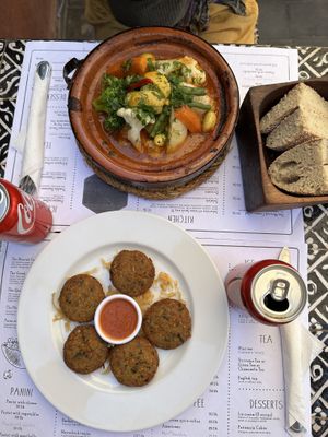   at The Moorish Kitchen & Coffee in Marrakech