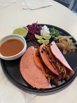 Birria Tacos  at Maria Cruz Cuisine in Mcallen