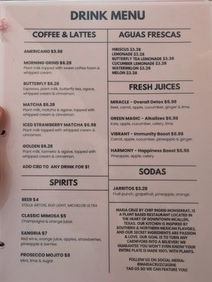  at Maria Cruz Cuisine in Mcallen