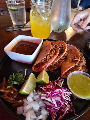 Birria Tacos  at Maria Cruz Cuisine in Mcallen