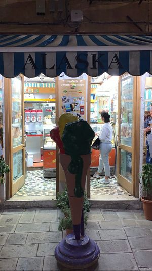   at Alaska Gelateria in Venice