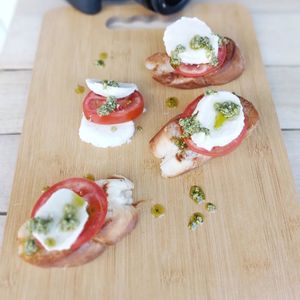 Almond Mozzarella Cheese at Burbuja para Conejos in Tulum