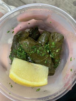Grape leaves  at Falafel & Grill - Milwaukee in Chicago