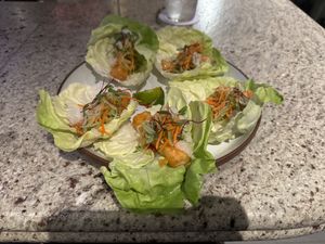 Vegan Angry Tofu Lettuce Wraps  at Earls Kitchen + Bar in Toronto