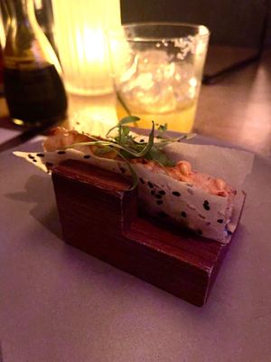 Crispy Tofu Sushi Taco at Earls Kitchen + Bar in Toronto