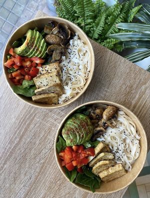 Poke bowl  at True Roots in Barcelona