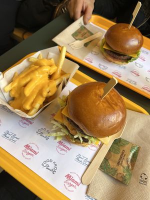 The Big Hack + Cheesy Fries  at The Sunny Burger Co. in Amsterdam