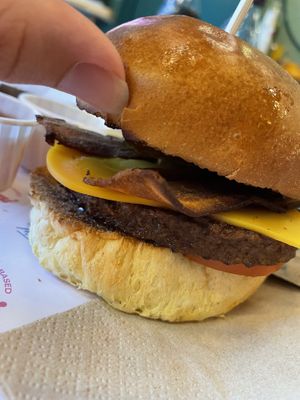 BBQ burger  at The Sunny Burger Co. in Amsterdam