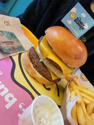 The Big Hack Burger  at The Sunny Burger Co. in Amsterdam