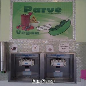 Vegan flavors at Milky's Yogurt in Los Angeles