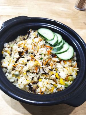 vegan fried rice at Tu Sen in Da Lat