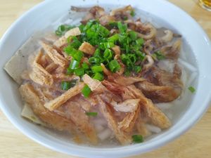 Bread soup at Tu Sen in Da Lat