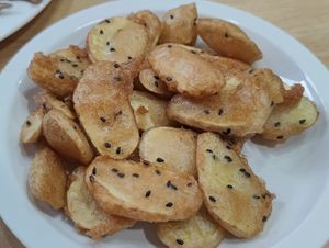 Fried taro at Tu Sen in Da Lat