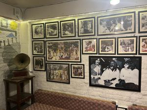 Art work   at The 60's Cafe  in Rishikesh