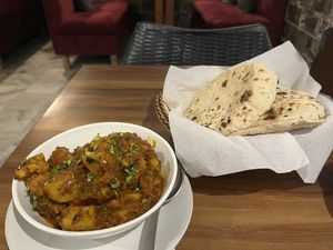 Aloo gobi   at The 60's Cafe  in Rishikesh