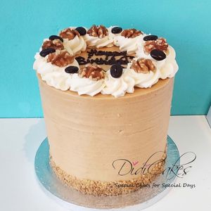 Vegan Coffee and Walnut Cake at Didi Cakes in Bath