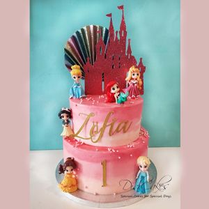 Vegan Disney Princess Cake at Didi Cakes in Bath