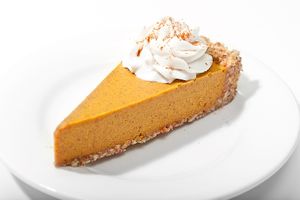 Pumpkin Pie w/ Coconut Whipped Cream at Plaanta in Bangkok